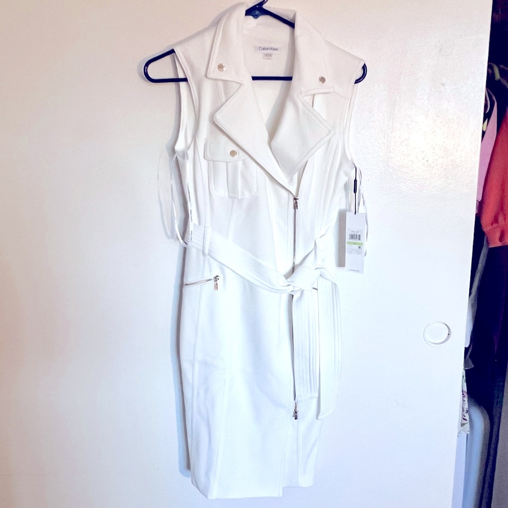 Calvin Klein Moto Tank Dress